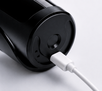 USB-C charging port on the Erojoy Vacumate Automatic pump head