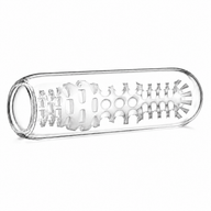 Erojoy Thrust Original sleeve, clear cutaway showing its ribbed and dotted texture