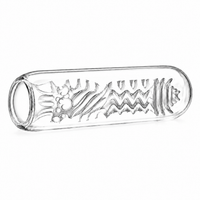 Erojoy Thrust XL sleeve, clear cutaway showing its wave and rib texture